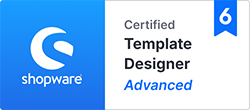 Zertifikat Shopware 6 Certified Template Designer Advanced