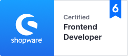 Shopware 6 certified Frontend Developer